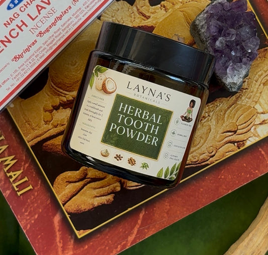 Herbal tooth powder