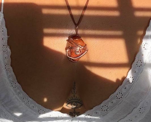 Carnelian necklace